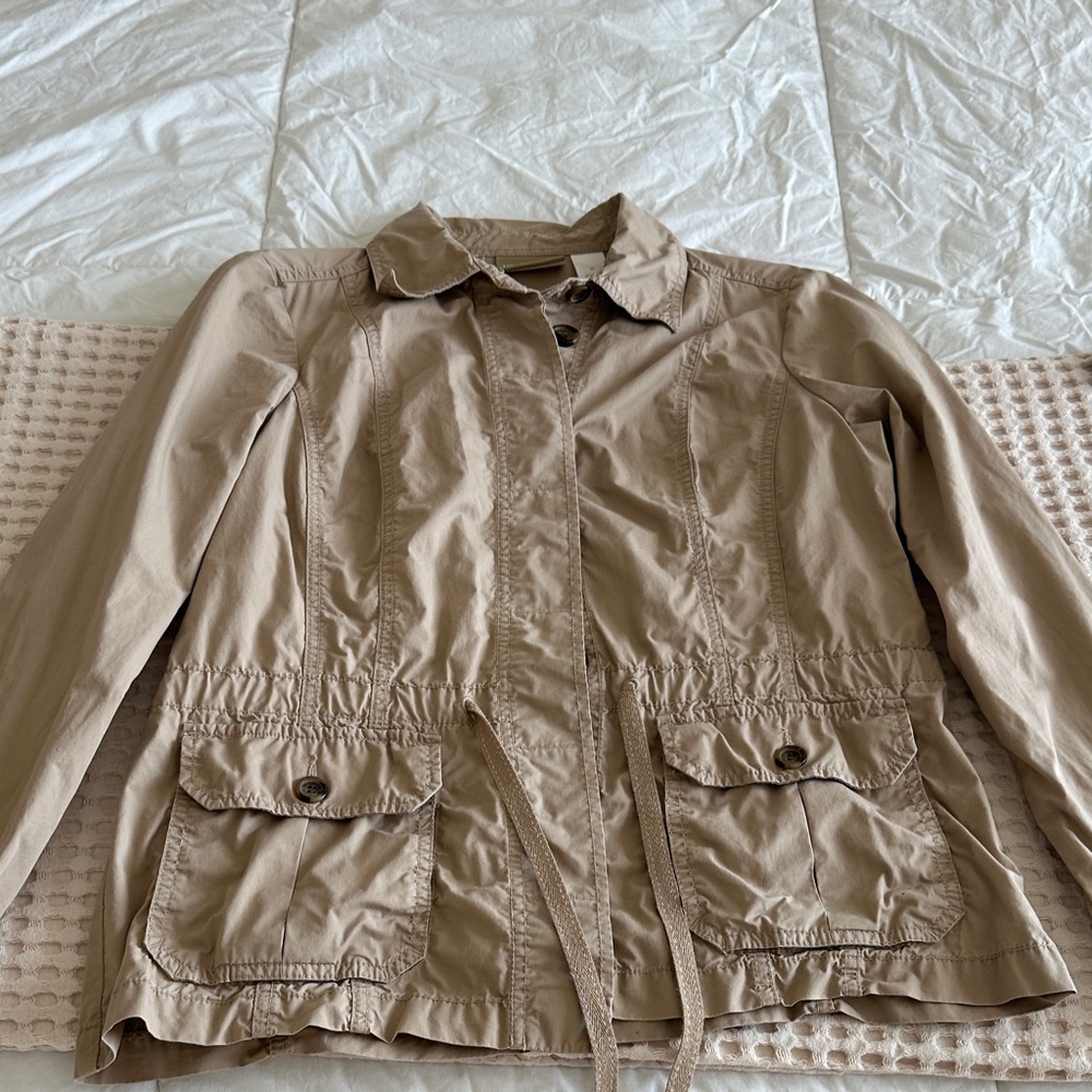 Liz Claiborne Women's Tan Utility Jacket size medium